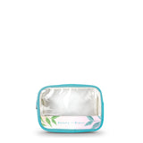 Garland Rectangular Cosmetic Case Leather with PVC Clear