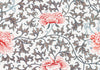 Oriental Oversized Flower Pattern White BG Seamless (WA - 6300810)