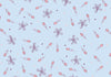 Flower Patterns Light Blue BG Seamless (WA - NPT0134)