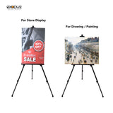 Retractable Easel Stand for Display or Painting