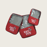 Earl 3-piece Set Cube Organizer Clear Front