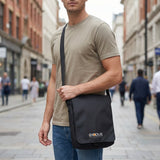 HARVEY Vertical Shoulder Bag with Flap
