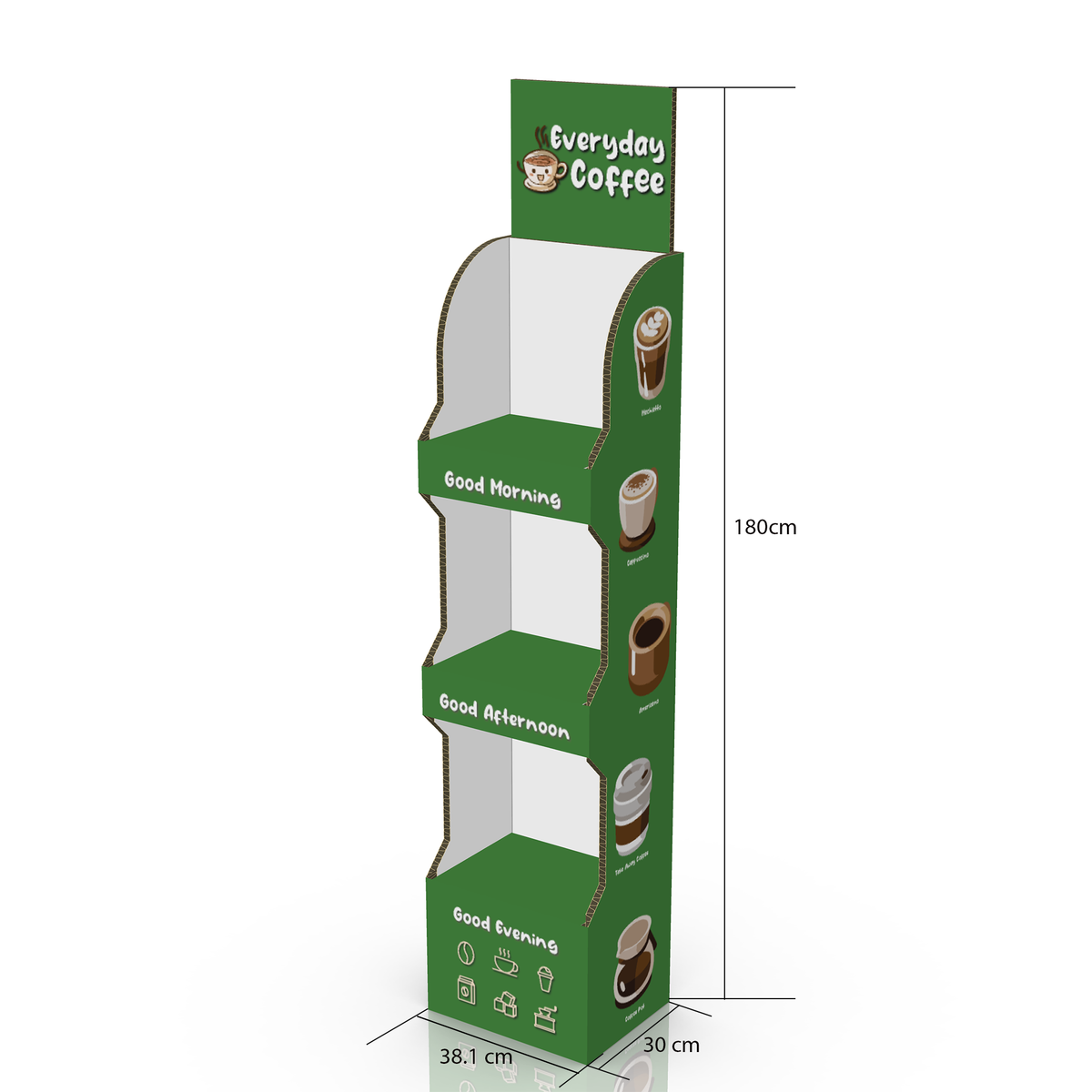 Greencup 3 Layer Module Display – Exodus Design Studio
