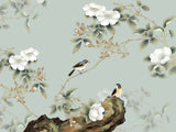 Oriental Birds with White Florals (WA)