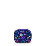 GARLAND Half-Moon Zippered Cosmetic Pouch Leather