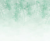 Silhouette of Light Green Tropical Leaves (WA)