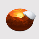 ALPHA Mouse Pad - Round Shape