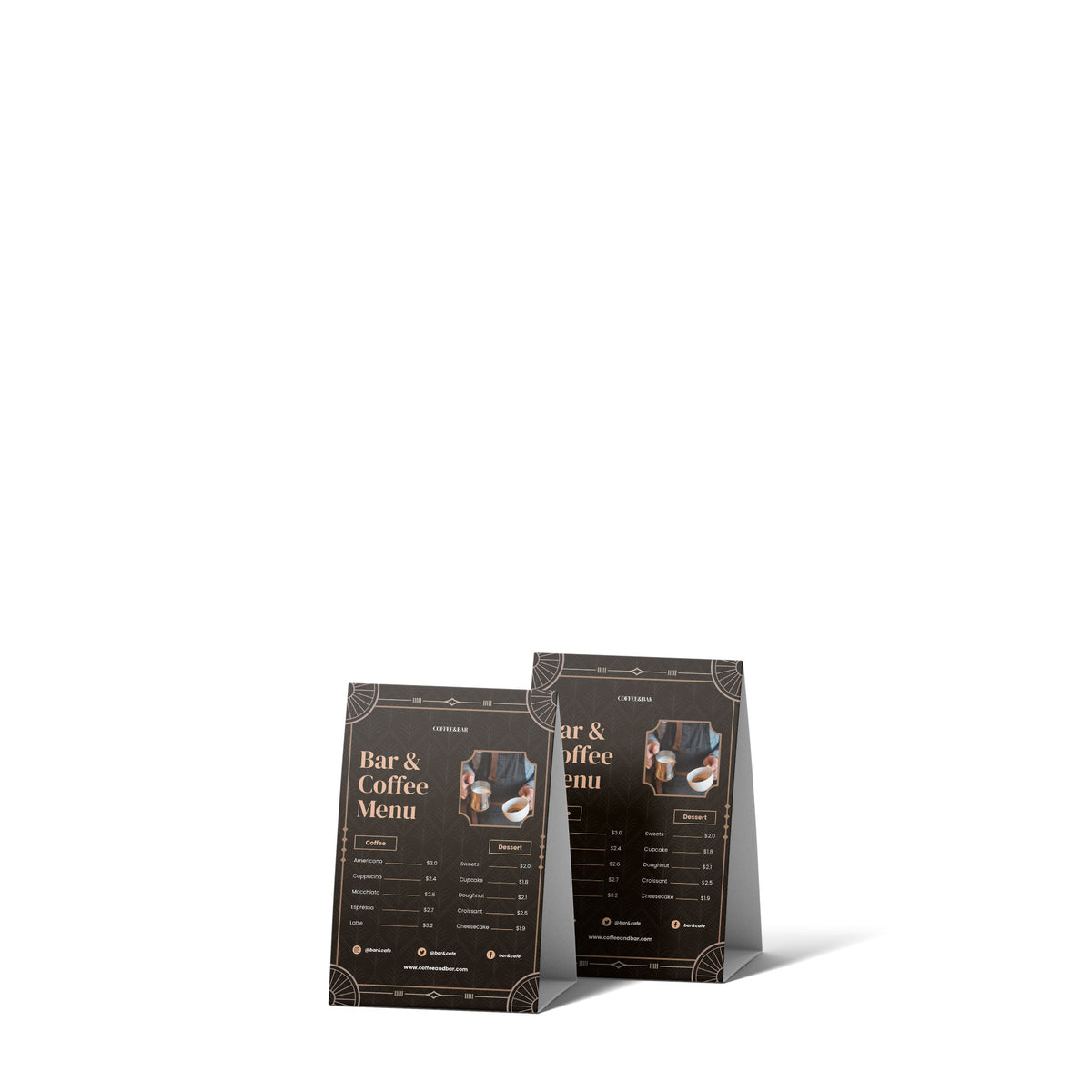 Tabletop Tent Signs Customized Printing Exodus Design Studio