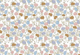 Floral Multicolor White BG Seamless (WA - NPT0133)