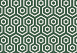 Green Hexagonal Pattern White BG Seamless (WA-535474)