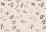Plants and Leaves Pattern Cream BG Seamless (WA - 1213652)