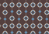 Square Inside Circles Pattern Brown BG Seamless (WA-GTF0641)