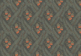3 Small Buds Pattern Green BG Seamless (WA - 6085460)