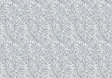 Gray Stemmed Leaves Light Gray BG Seamless (WA - RP496133)